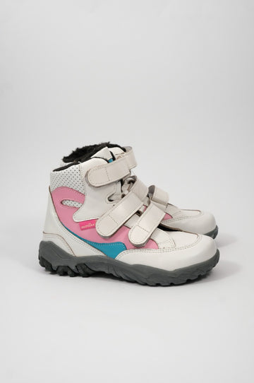 Sportowe adidasy dziecięce ze stabilizacją pięty, na rzepy, z podeszwą zimową