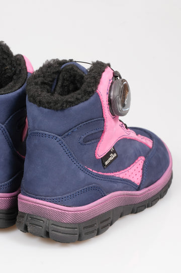 Sportowe adidasy dziecięce ze stabilizacją pięty, z membraną Te-POR® z ociepleniem, na zimowy spodzie, z wiązaniem BOA®