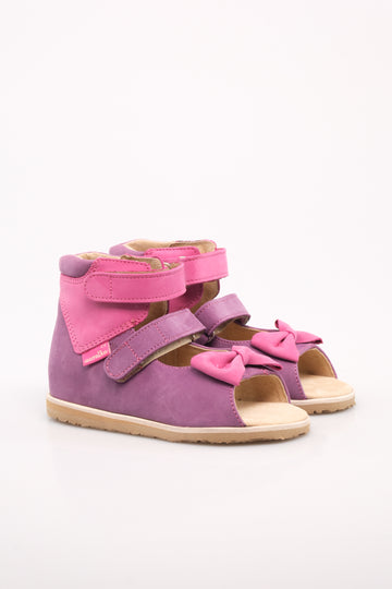 Dziewczęce sandały z kokardką ze stabilizacją pięty, z obcasem Thomasa | Rozmiar 25