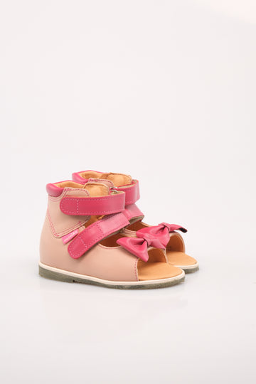 Dziewczęce sandały z kokardką ze stabilizacją pięty, z obcasem Thomasa | Rozmiar 21