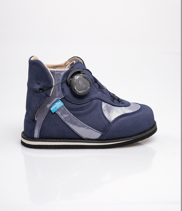 Wysokie buty do ortez dla dzieci z otwieraną piętą, z wiązaniem BOA® Fit System - MEDIUM, Sport 3, Tęgość Medium