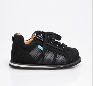 Sportowe półbuty ze stabilizacją pięty z suwakami i sznurówką, Tęgość F