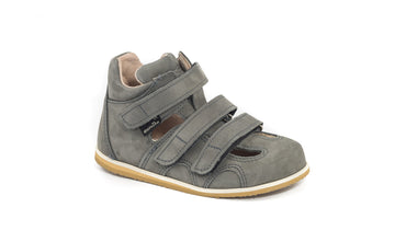 Półbuty na rzepy dla dzieci z usztywnioną piętą, na Vibramie