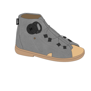 Sandały dziecięce ze stabilizacją pięty, z wiązaniem BOA®, na Vibramie