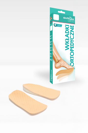 Wkładki dla dzieci supinujące pięte - połówka